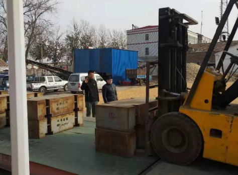 高陽質監(jiān)局免費對糧食收購計量器具進行強制檢定